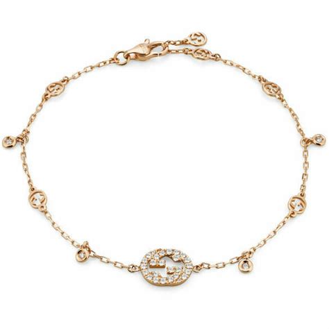 bracciale gucci usato|GUCCI Bracciale Bracelet Interlocking G Flower .